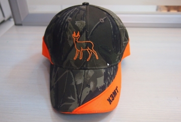 Preview: Signalkappe Rehbock Motiv , Jagdkappe , Drückjagdkappe , Jäger Base Cap